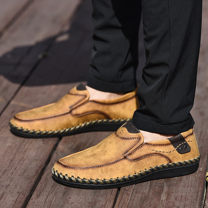 MEN'S CASUAL BREATHABLE ORTHODONTIC LEATHER SHOES