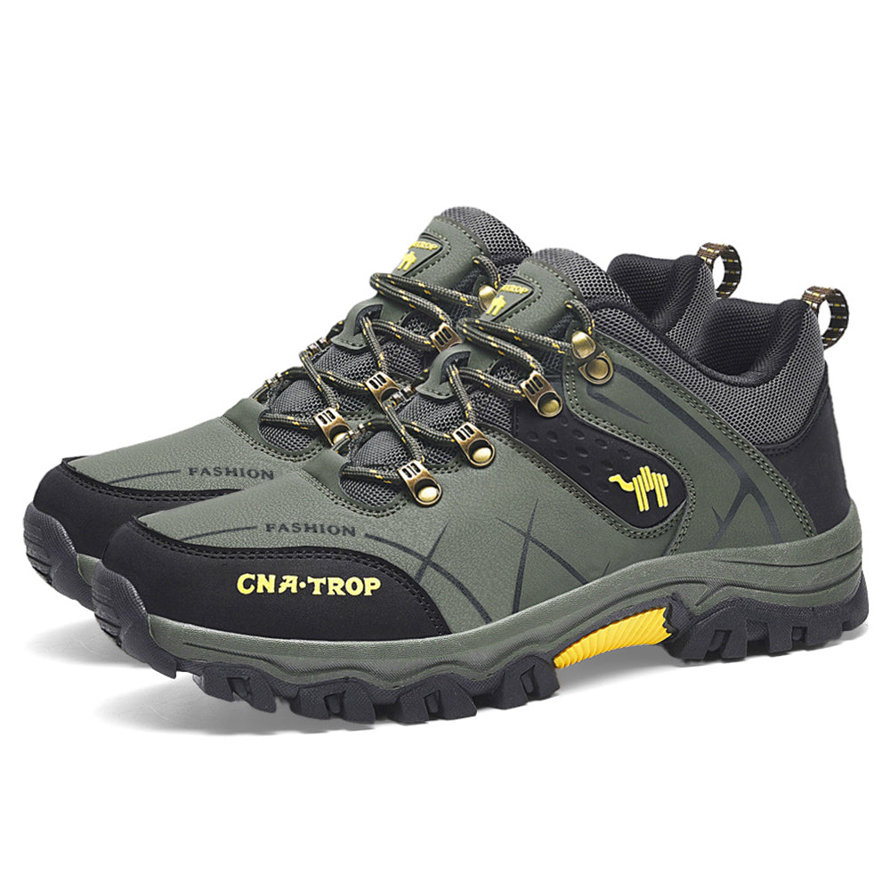 Latest Men's Genuine Leather Non-Slip Waterproof Outdoor Hiking Shoes