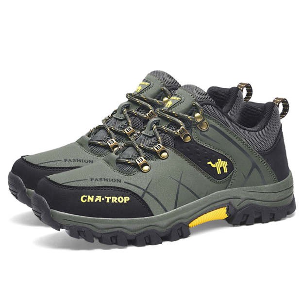 Latest Men's Genuine Leather Non-Slip Waterproof Outdoor Hiking Shoes