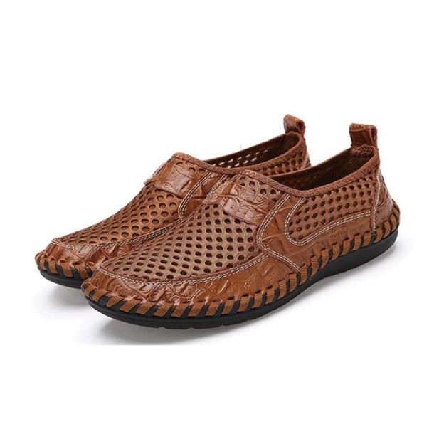 🔥Summer Hot Sale 60%🔥 Mens' Summer Slip-on Shoes, Breathable Mesh Leather Loafers