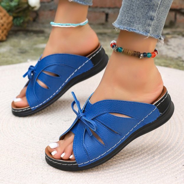 Vintage Premium Orthopedic Open Toe Summer Wedges Platform Sandals 2024