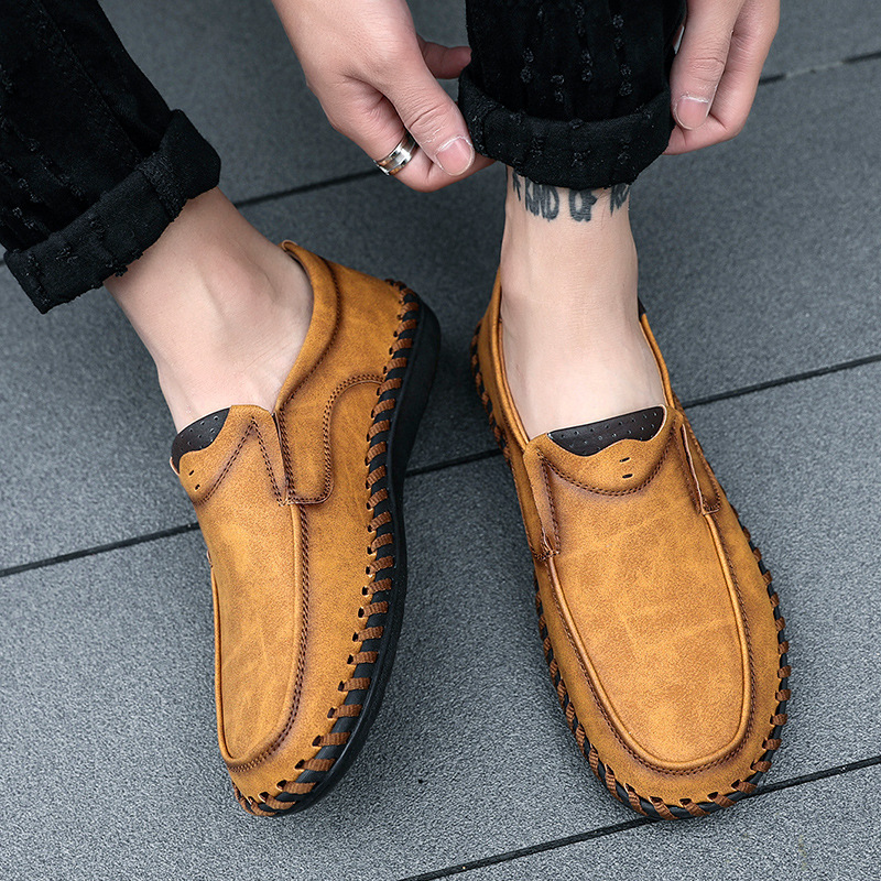 MEN'S CASUAL BREATHABLE ORTHODONTIC LEATHER SHOES