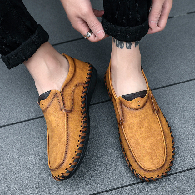 MEN'S CASUAL BREATHABLE ORTHODONTIC LEATHER SHOES