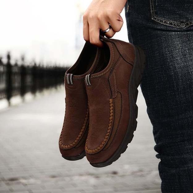 🔥ON THIS WEEK SALE 60% OFF🔥Men's Non-Slip Arch Support Casual Breathable Loafers