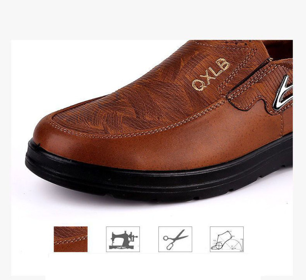 MEN'S EXTENDED WIDTH FOOT AND HEEL COMFORTABLE BREATHABLE SHOES