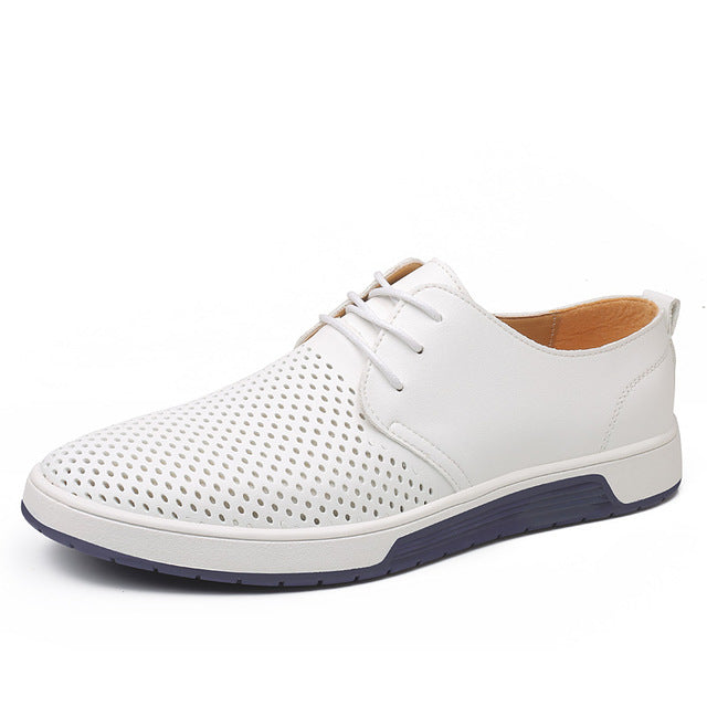 2025 NEW LEATHER MEN BREATHABLE CASUAL SHOES