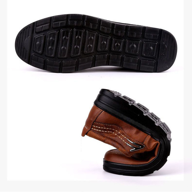 MEN'S EXTENDED WIDTH FOOT AND HEEL COMFORTABLE BREATHABLE SHOES