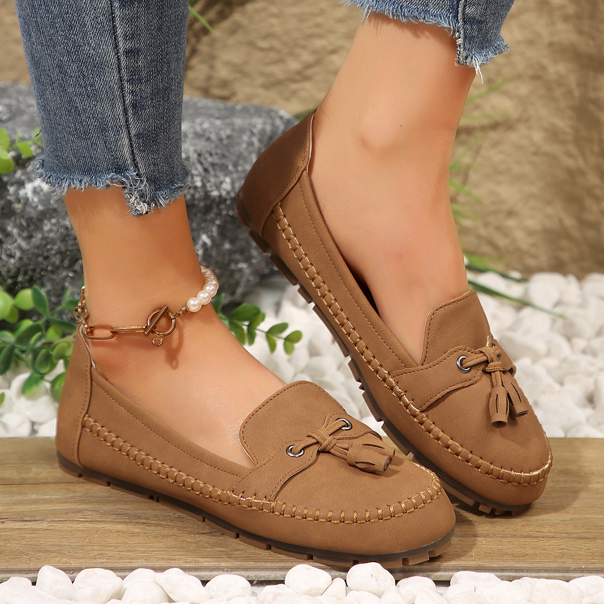 🔥Last Day Sale 60% OFF🔥Women's Leather Moccasins( Buy 2 Free Shipping )