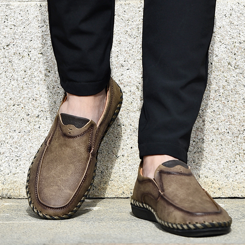 MEN'S CASUAL BREATHABLE ORTHODONTIC LEATHER SHOES