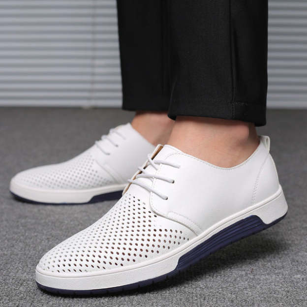 2025 NEW LEATHER MEN BREATHABLE CASUAL SHOES