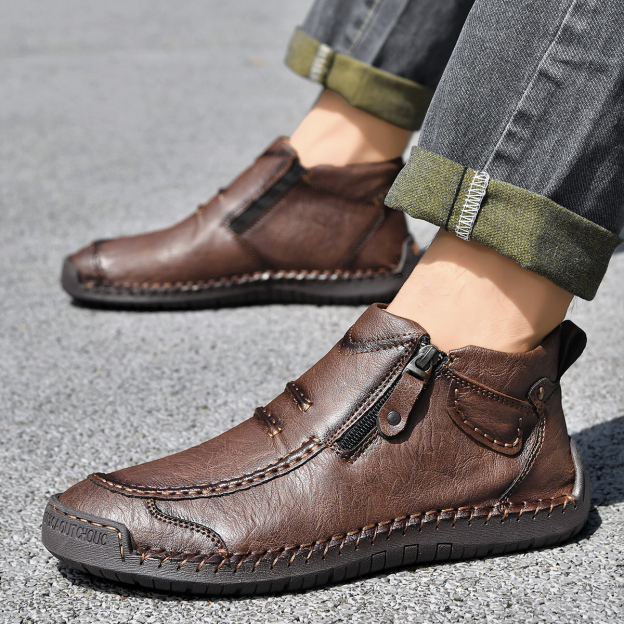 🔥Last Day Deals🔥Men's CasuaArch Support Non-slip Leather Slip.On Loafers