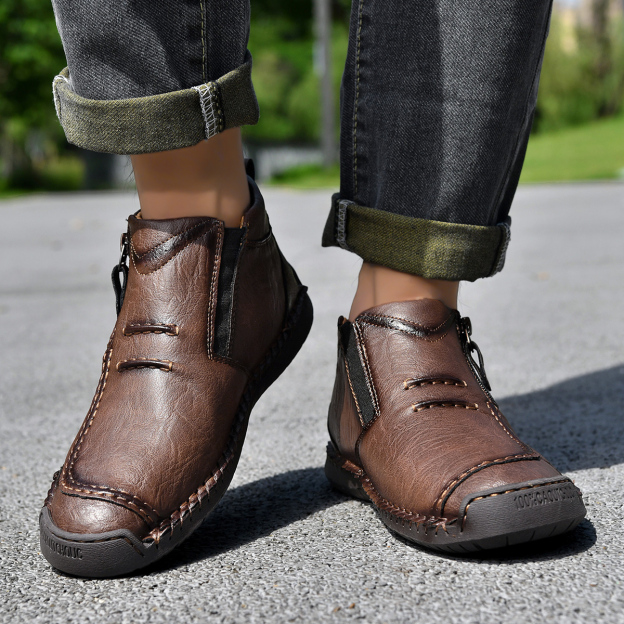 🔥Last Day Deals🔥Men's CasuaArch Support Non-slip Leather Slip.On Loafers