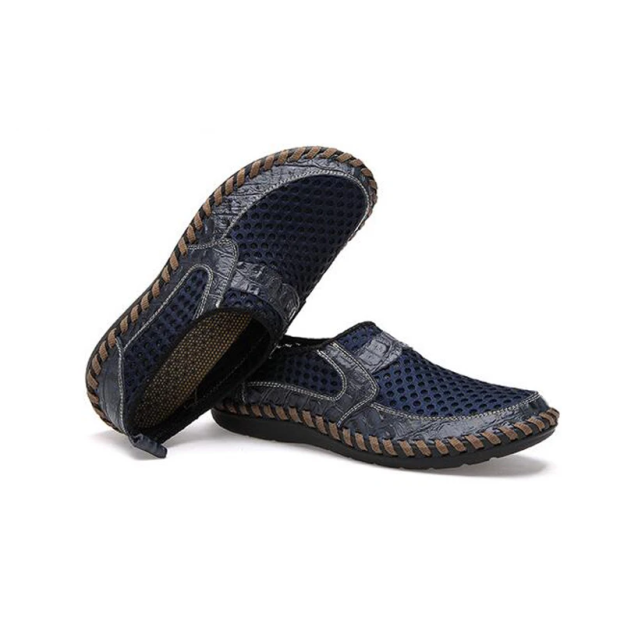 🔥Summer Hot Sale 60%🔥 Mens' Summer Slip-on Shoes, Breathable Mesh Leather Loafers