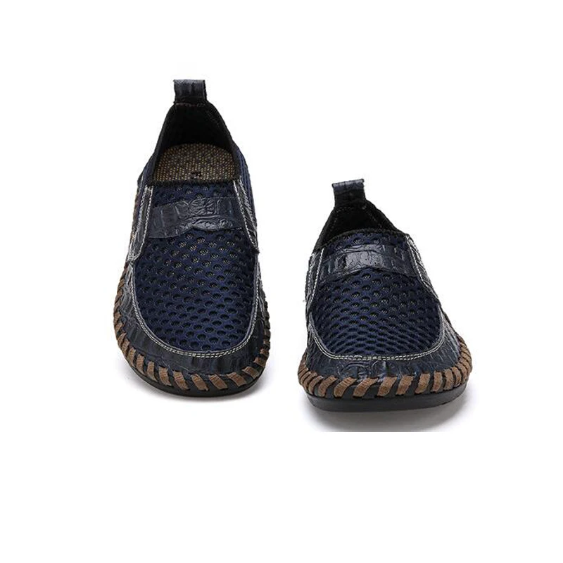 🔥Summer Hot Sale 60%🔥 Mens' Summer Slip-on Shoes, Breathable Mesh Leather Loafers