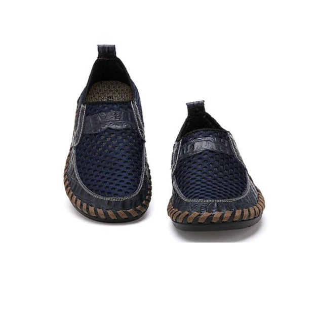 🔥Summer Hot Sale 60%🔥 Mens' Summer Slip-on Shoes, Breathable Mesh Leather Loafers