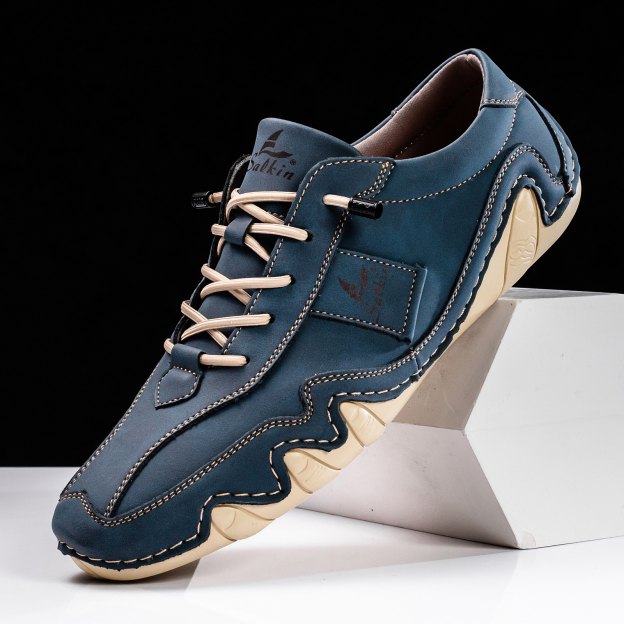 Clearance!!!⏱️🔥Men's Daily Lightweight Quick-Drying Arch Support Lace-Free Design Walking Shoes