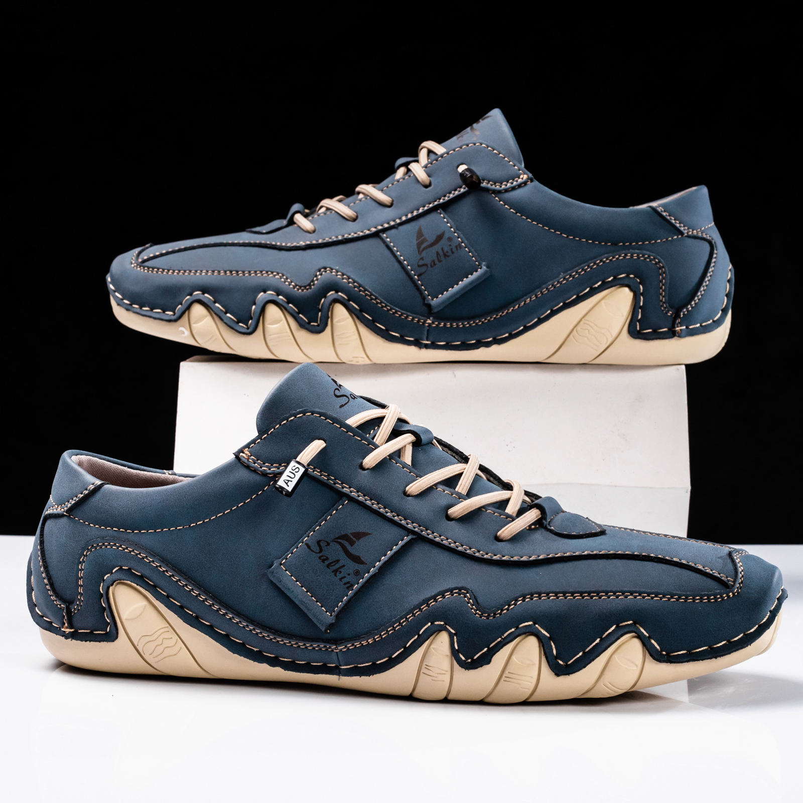 Clearance!!!⏱️🔥Men's Daily Lightweight Quick-Drying Arch Support Lace-Free Design Walking Shoes