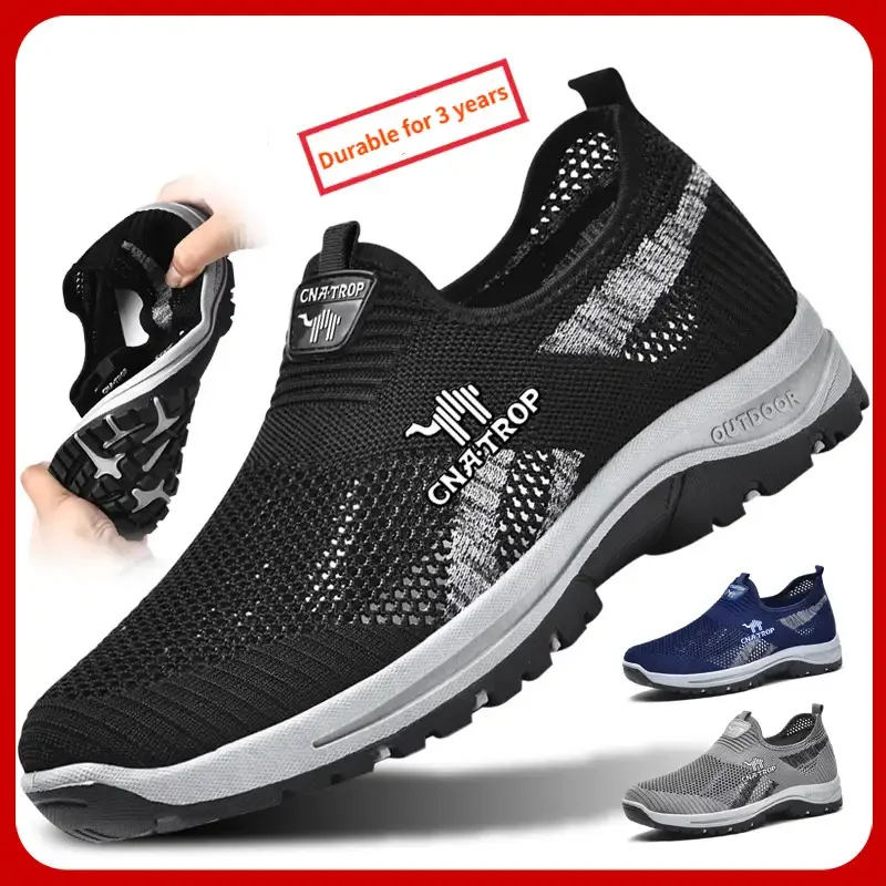 Men's Arch Support & Breathable and Light & Non-Slip Shoes - Proven Plantar Fasciitis, Foot and Heel Pain Relief