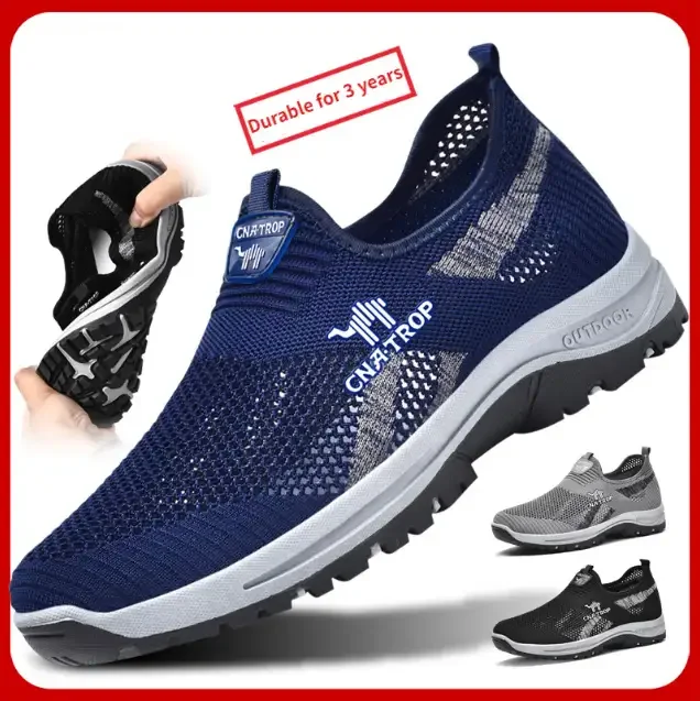 Men's Arch Support & Breathable and Light & Non-Slip Shoes - Proven Plantar Fasciitis, Foot and Heel Pain Relief