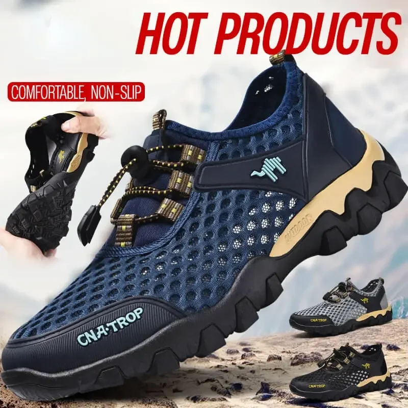Trongcavalry™ Portable Tied Orthopedic Hiking Quick-drying Sneakers