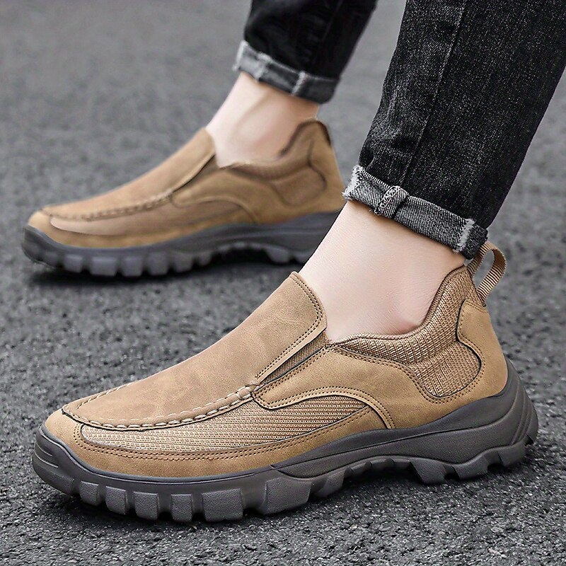 Trongcavalry® Men's Comfortable Casual Shoes ,Orthopedic Arch Support Slip-On Loafers