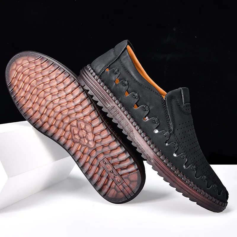 🔥Summer Hot Sale 70% Off🔥 Mens Leather Orthopedic Casual Slip-on Business Shoes