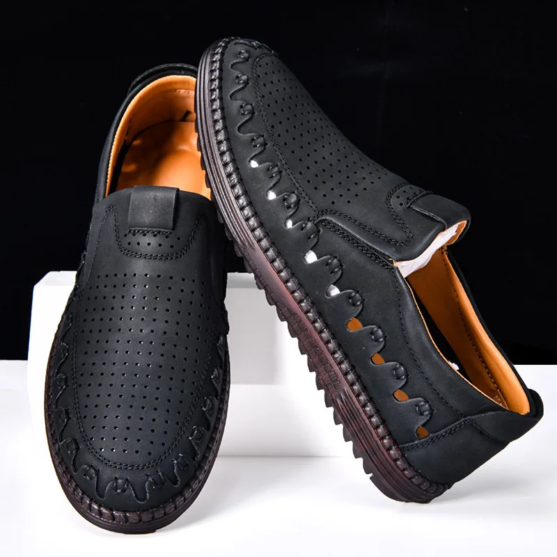 🔥Summer Hot Sale 70% Off🔥 Mens Leather Orthopedic Casual Slip-on Business Shoes