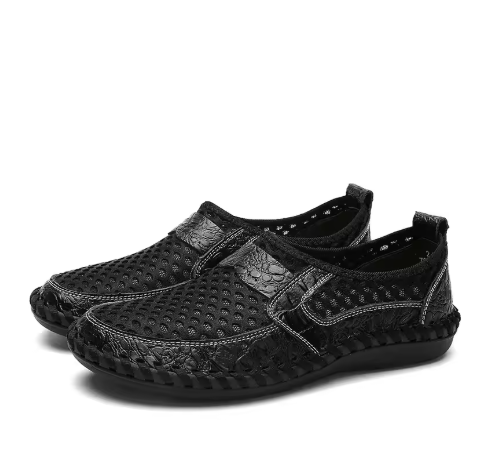🔥Summer Hot Sale 60%🔥 Mens' Summer Slip-on Shoes, Breathable Mesh Leather Loafers