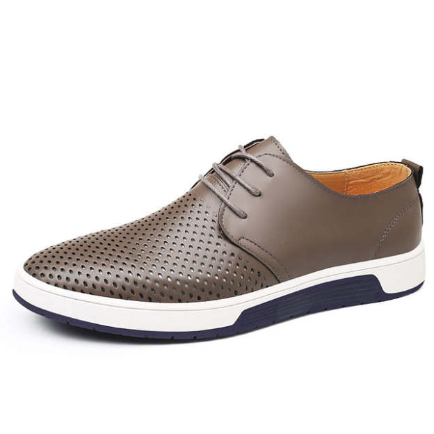 2025 NEW LEATHER MEN BREATHABLE CASUAL SHOES