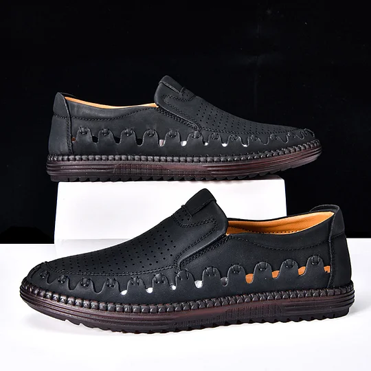 🔥Summer Hot Sale 70% Off🔥 Mens Leather Orthopedic Casual Slip-on Business Shoes