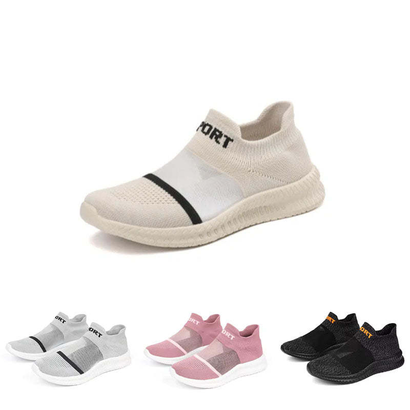 Last day 60% Off💕 Women's Breathable Summer Slip-On Sneakers - Lightweight Casual Shoes with Ergonomic Arch Support