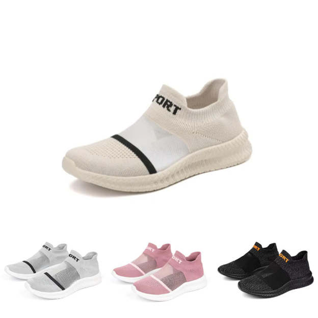 Last day 60% Off💕 Women's Breathable Summer Slip-On Sneakers - Lightweight Casual Shoes with Ergonomic Arch Support