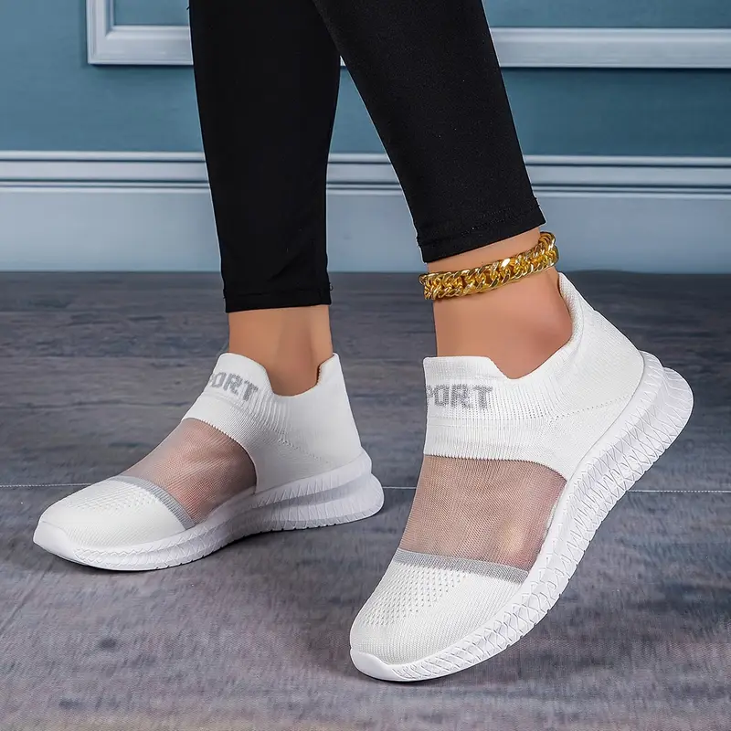 Last day 60% Off💕 Women's Breathable Summer Slip-On Sneakers - Lightweight Casual Shoes with Ergonomic Arch Support