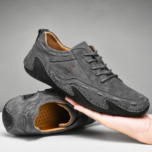 🔥HOT SALE🎁--60% OFF 🎉 Unisex Italian Comfortable Waterproof Suede Handmade  Shoes