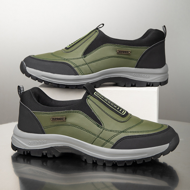 2025 Men's Lightweight Extra Wide Width Orthopedic Hands-Free Foot Pain Relief Slip-on Shoes