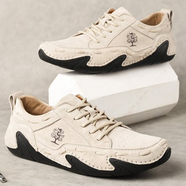 🔥HOT SALE🎁--60% OFF 🎉 Unisex Italian Comfortable Waterproof Suede Handmade  Shoes