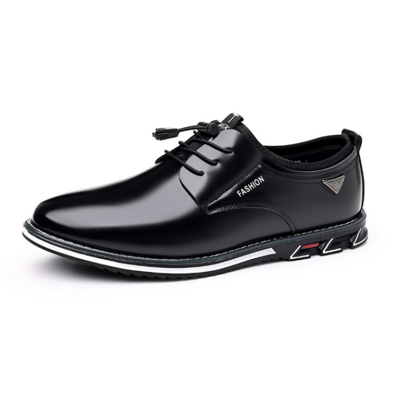 Men Leather Non-Slip Business Comfortable Casual Oxfords Shoes