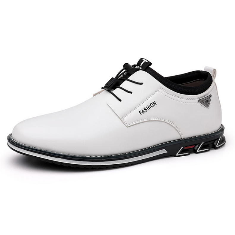 Men Leather Non-Slip Business Comfortable Casual Oxfords Shoes