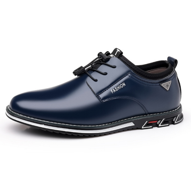 Men Leather Non-Slip Business Comfortable Casual Oxfords Shoes