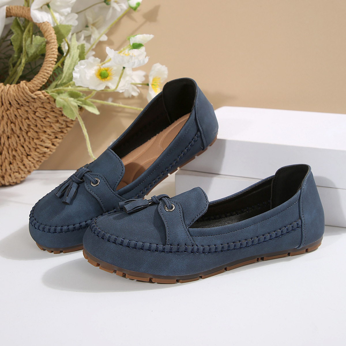 🔥Last Day Sale 60% OFF🔥Women's Leather Moccasins( Buy 2 Free Shipping )