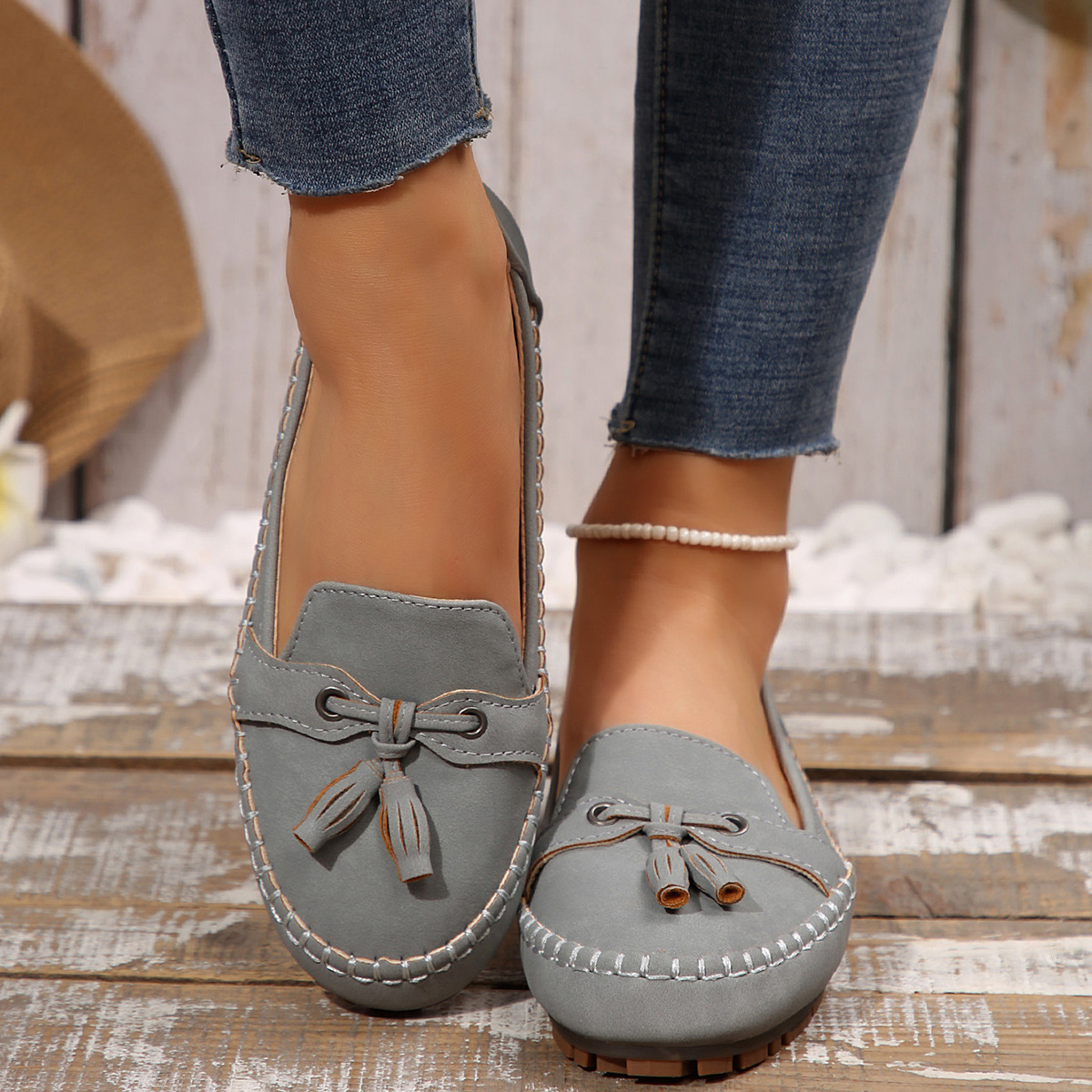 🔥Last Day Sale 60% OFF🔥Women's Leather Moccasins( Buy 2 Free Shipping )