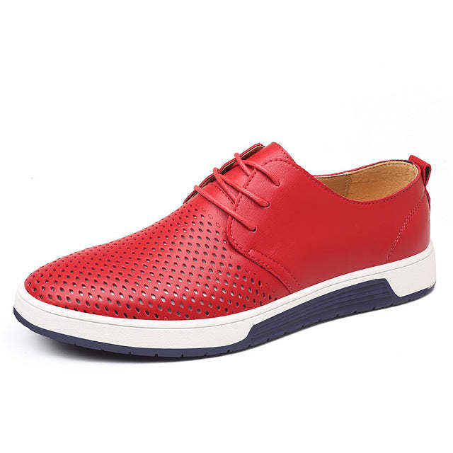 2025 NEW LEATHER MEN BREATHABLE CASUAL SHOES