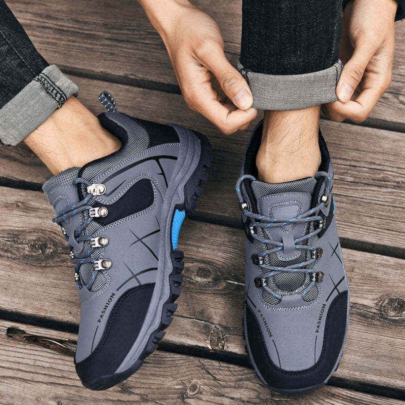 Latest Men's Genuine Leather Non-Slip Waterproof Outdoor Hiking Shoes