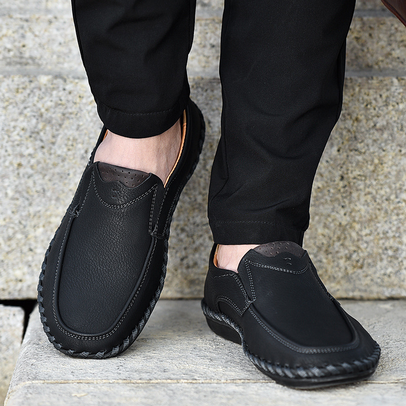 MEN'S CASUAL BREATHABLE ORTHODONTIC LEATHER SHOES