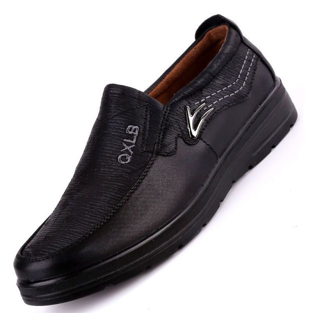 MEN'S EXTENDED WIDTH FOOT AND HEEL COMFORTABLE BREATHABLE SHOES