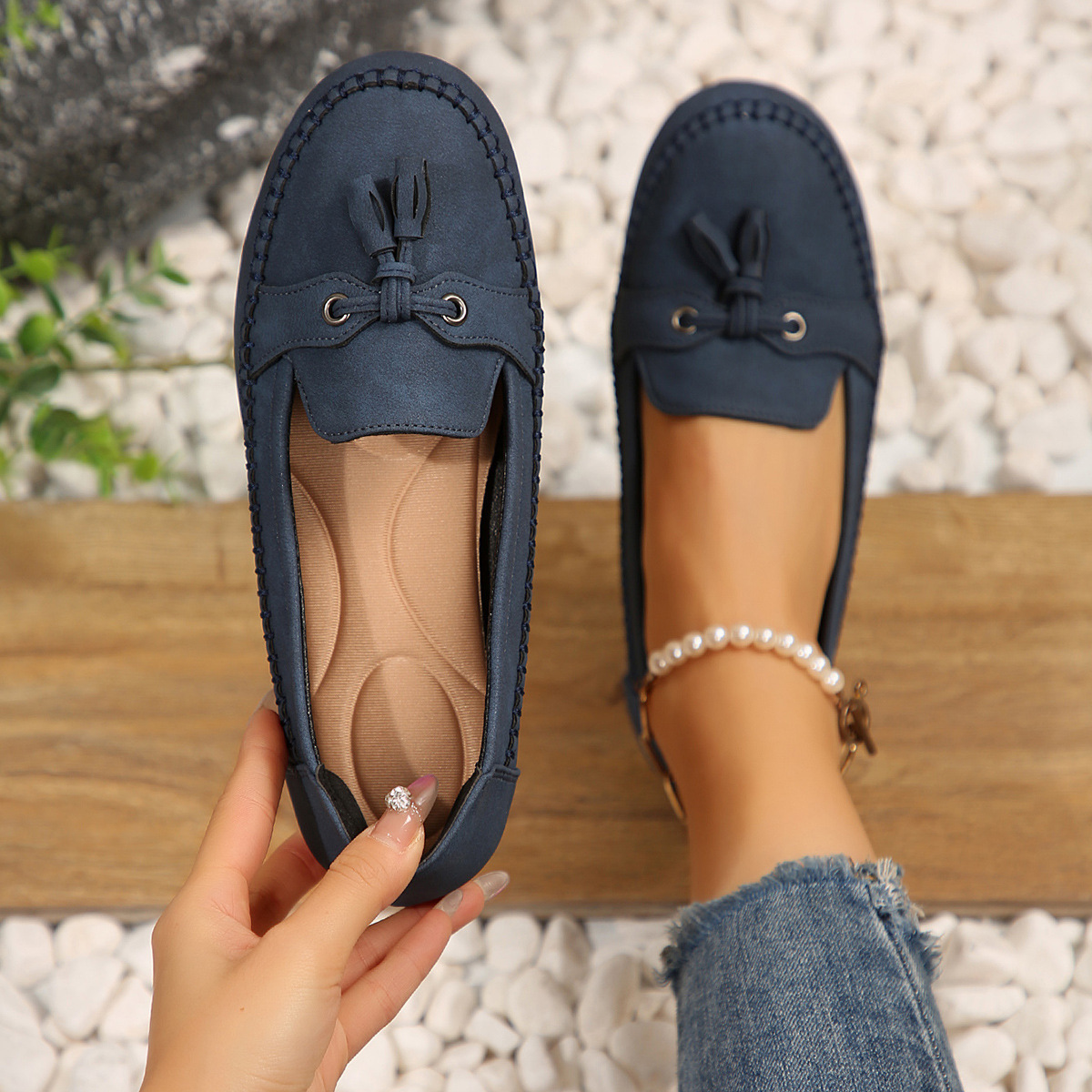🔥Last Day Sale 60% OFF🔥Women's Leather Moccasins( Buy 2 Free Shipping )