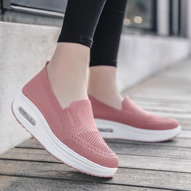 🔥Last Day 70% OFF - Women Slip-on light air cushion orthopedic Sneakers