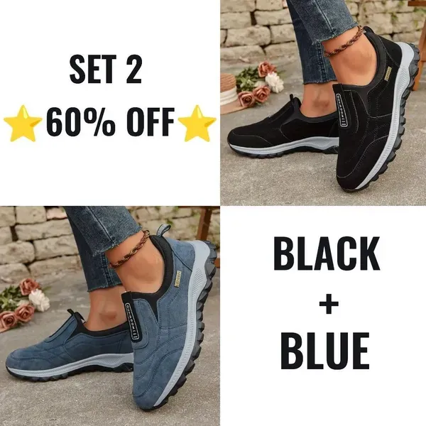 🔥Last Day 70% Off 🔥- Women's thick-soled suede sneakers for Ultimate Comfort