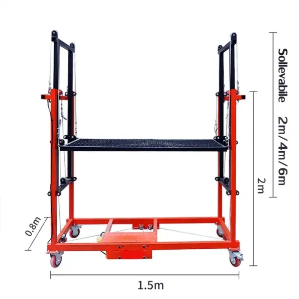 🎉🔥 Multiple Models Foldable Electric Scaffolding Lift Platform(🔥Loads Up To 500KG!)