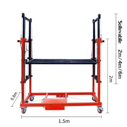🎉🔥 Multiple Models Foldable Electric Scaffolding Lift Platform(🔥Loads Up To 500KG!)
